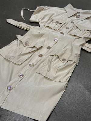 S/S2005 Jean Paul Gaultier runway safari dress