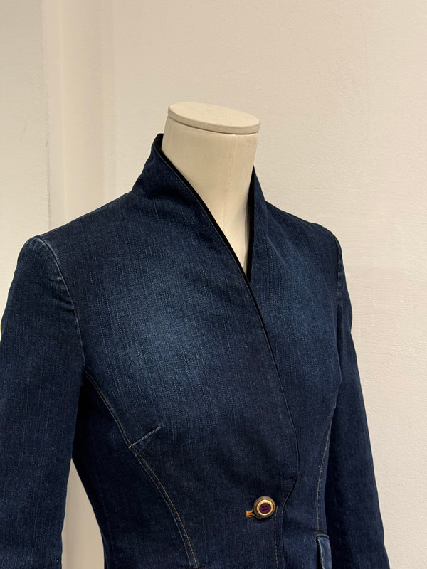 2000s Dolce & Gabbana faded denim jacket