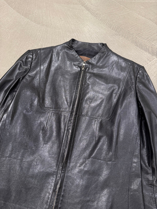 2000s Loewe biker leather jacket