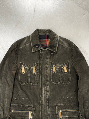 A/W2003 Dolce & Gabbana corduroy cargo jacket