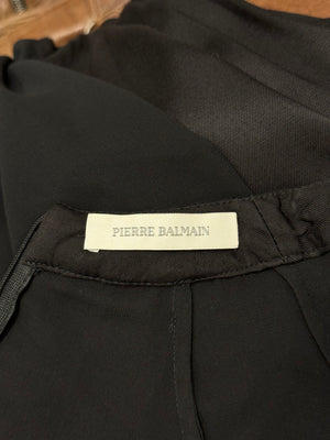 2000s Pierre Balmain neck chain mini dress