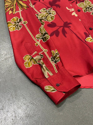 SS2001 Gucci by Tom Ford Chrysanthemum Silk Shirt