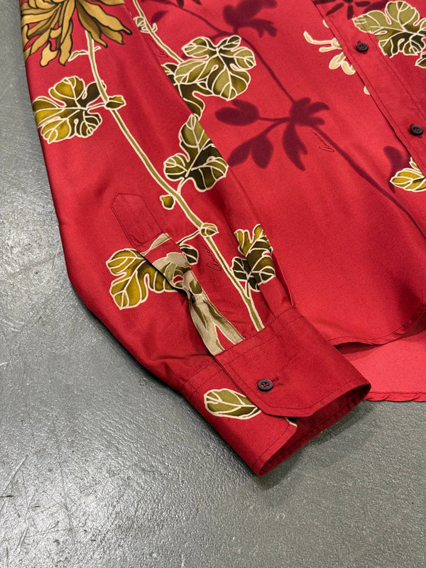 SS2001 Gucci by Tom Ford Chrysanthemum Silk Shirt