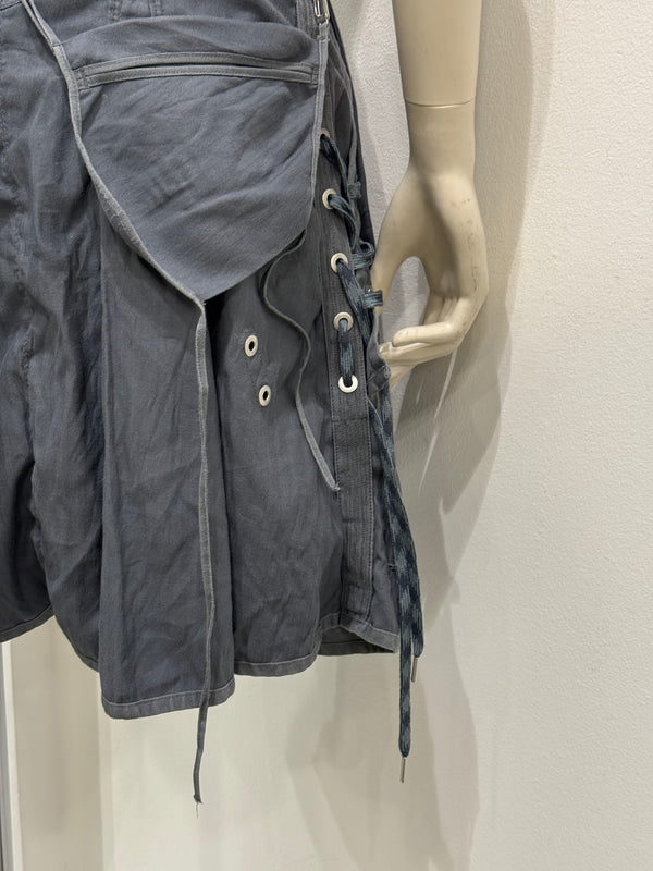 2000s Marithe Francois Girbaud bondage cargo skirt