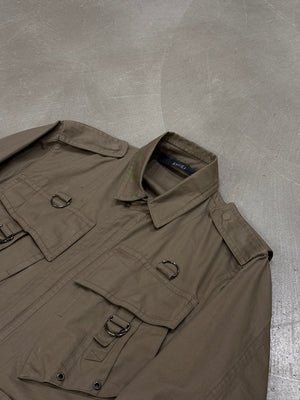 S/S2002 Gucci by Tom Ford runway military trench coat