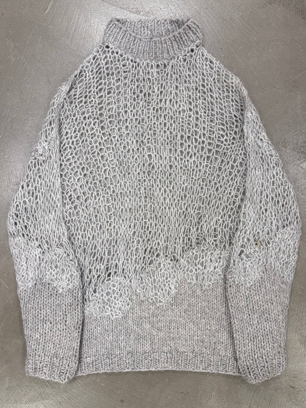 A/W2014 Maison Margiela loose knit punk mohair sweater