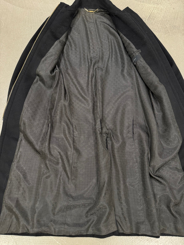 A/W 2000 Gucci by Tom Ford cashmere wool zipper coat