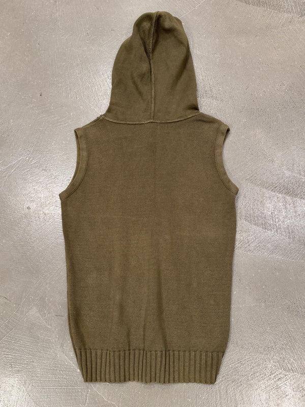 1990s Helmut Lang wool sleeveless knit vest