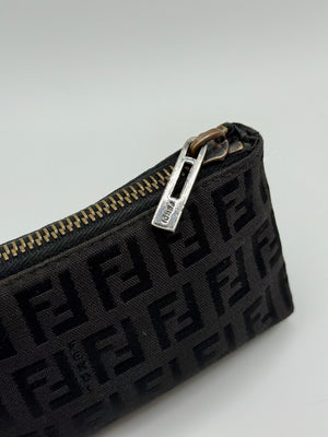 2000s Fendi monogram zucchino pochette
