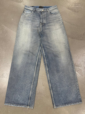 2022 Balenciaga reflective baggy jeans