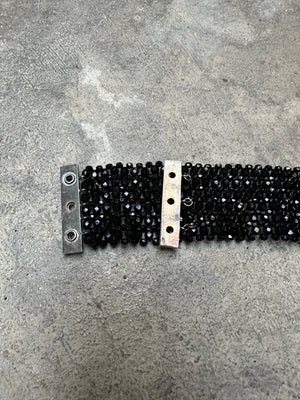SS2004 Dior Homme by Hedi Slimane Strip Beaded Belt