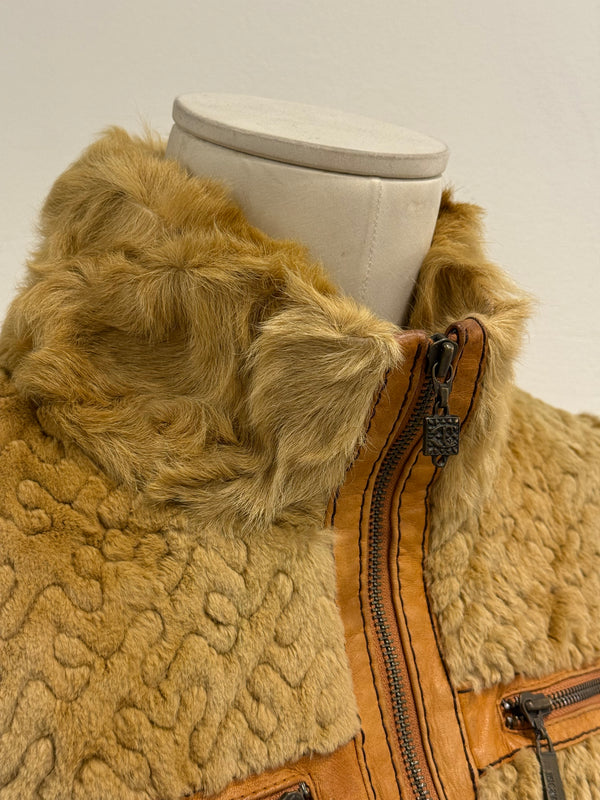 F/W2008 Cavalli rabbit fur hybrid soldier jacket