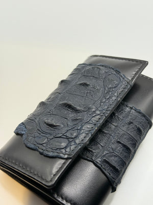 2000s Roberto Cavalli real crocodile key holder