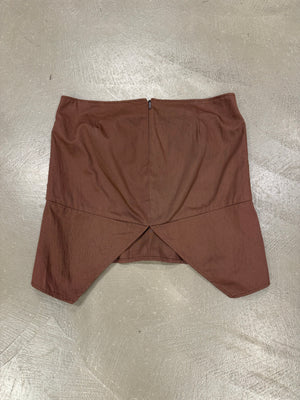 2002 Gucci by Tom Ford V-slit mini skirt