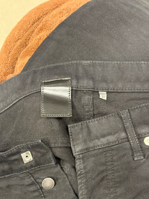 2000s Dior by Hedi Slimane coated jeans