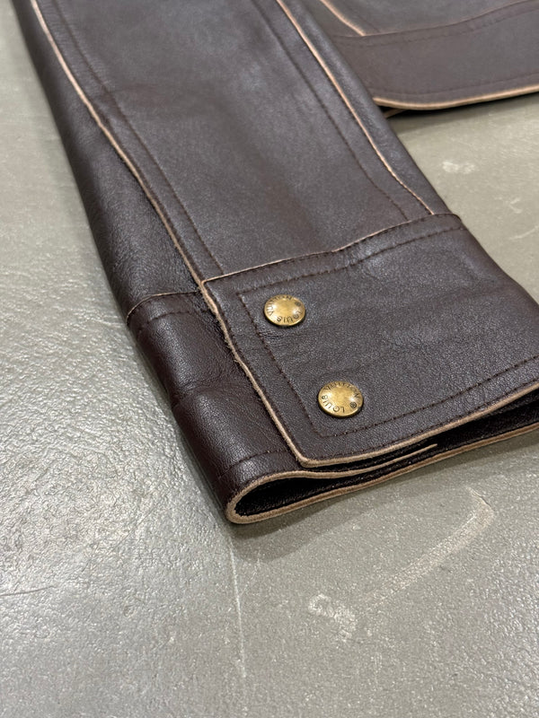 2000s Louis Vuitton moto biker leather jacket