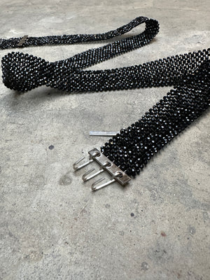 SS2004 Dior Homme by Hedi Slimane Strip Beaded Belt