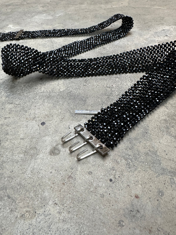 SS2004 Dior Homme by Hedi Slimane Strip Beaded Belt