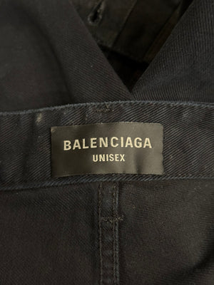 S/S2024 Balenciaga pierced wide-leg jeans