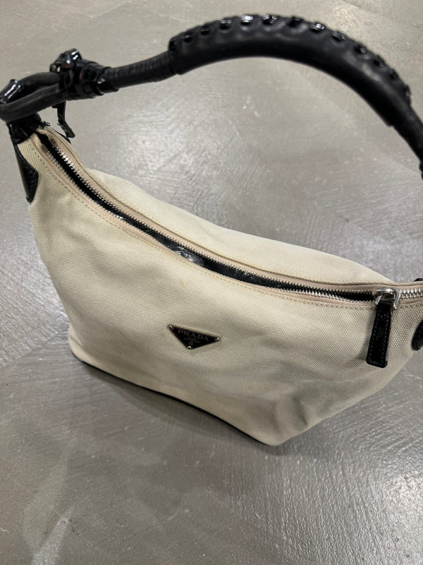 2000s Prada canvas bag