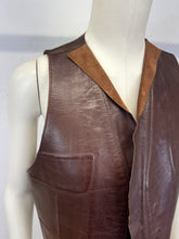 Load image into Gallery viewer, A/W2001 Maison Margiela compressed leather vest
