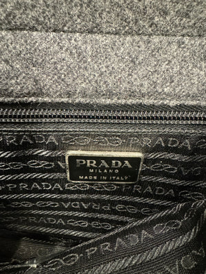 S/S 1999 Prada leather and nylon shoulder bag
