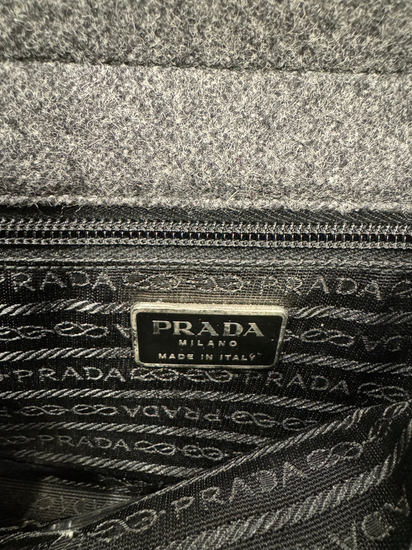 S/S 1999 Prada leather and nylon shoulder bag