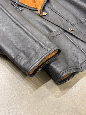 1980s Marithe Francois Girbaud heavy shearling coat