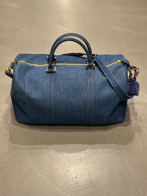 1996-1997 Chanel denim Boston bag