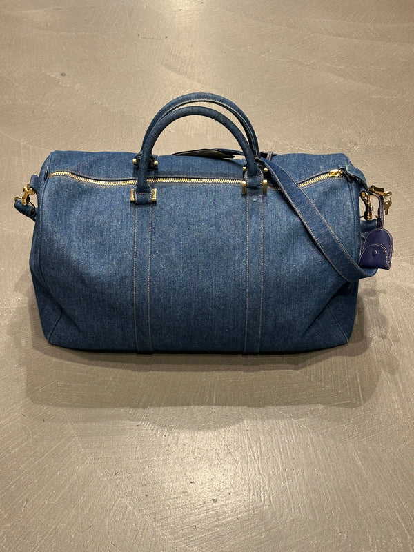 1996-1997 Chanel denim Boston bag