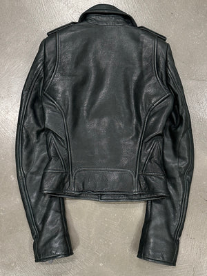 2000s Balenciaga by Nicolas Ghesquiere biker leather jacket