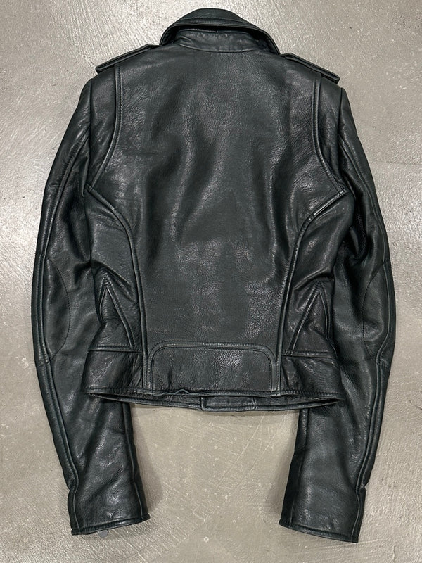 2000s Balenciaga by Nicolas Ghesquiere biker leather jacket