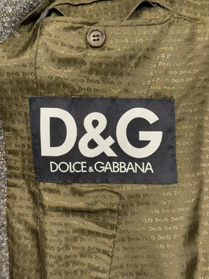 2000s Dolce & Gabbana hybrid wool jacket