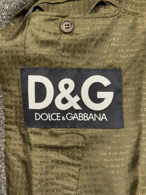 2000s Dolce & Gabbana hybrid wool jacket