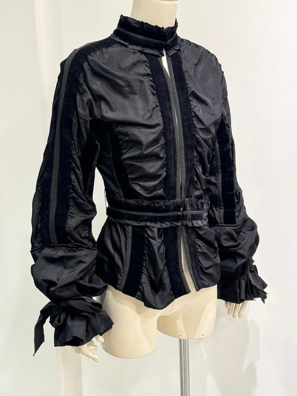 A/W2002 Yves Saint Laurent Rive Gauche by Tom Ford runway taffetà jacket