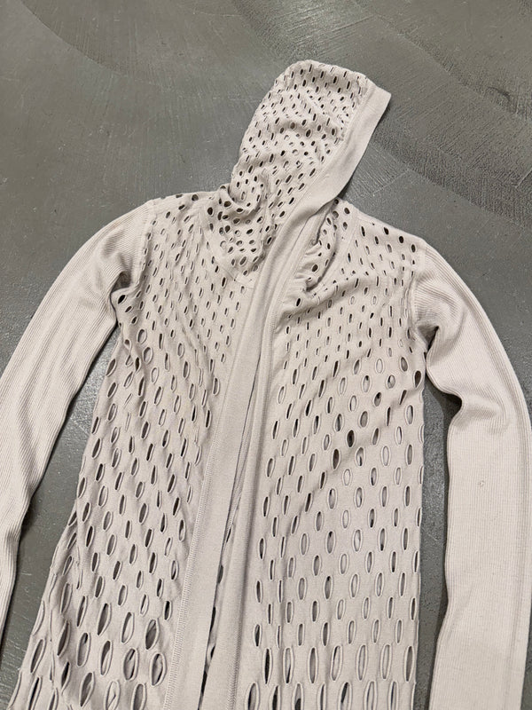 S/S2008 Rick Owens “Creatch” holed long cardigan