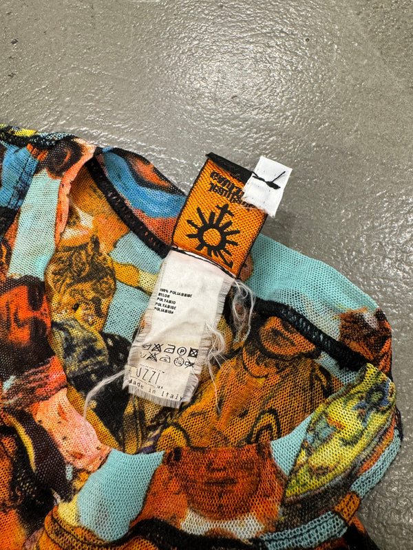 2000s Jean Paul Gaultier Asian mesh top