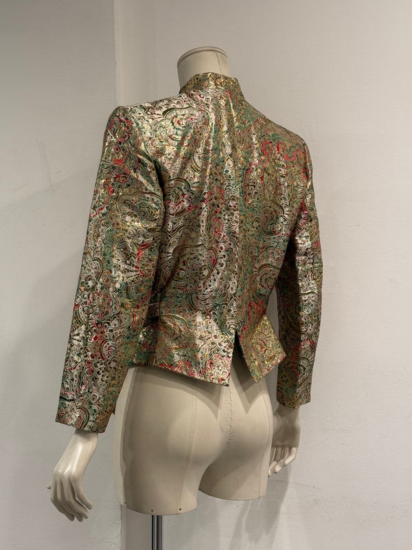 F/W1995 Yves Saint Laurent paisley jacquard jacket