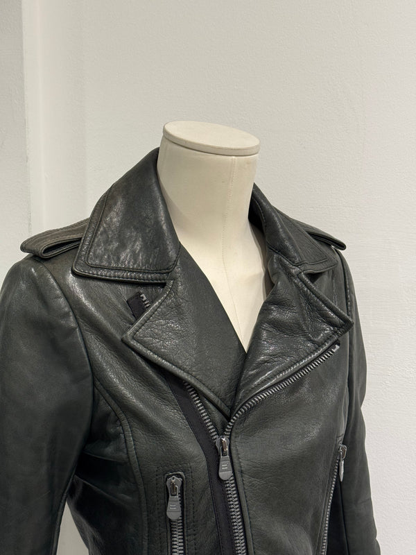 A/W2010 Balenciaga by Ghesquiere biker leather jacket