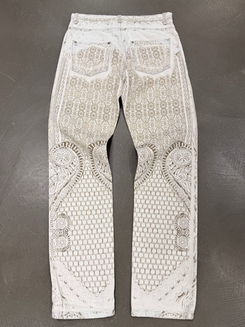 2010s Roberto Cavalli printed jeans