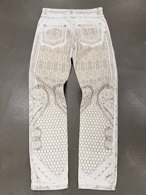 2010s Roberto Cavalli printed jeans