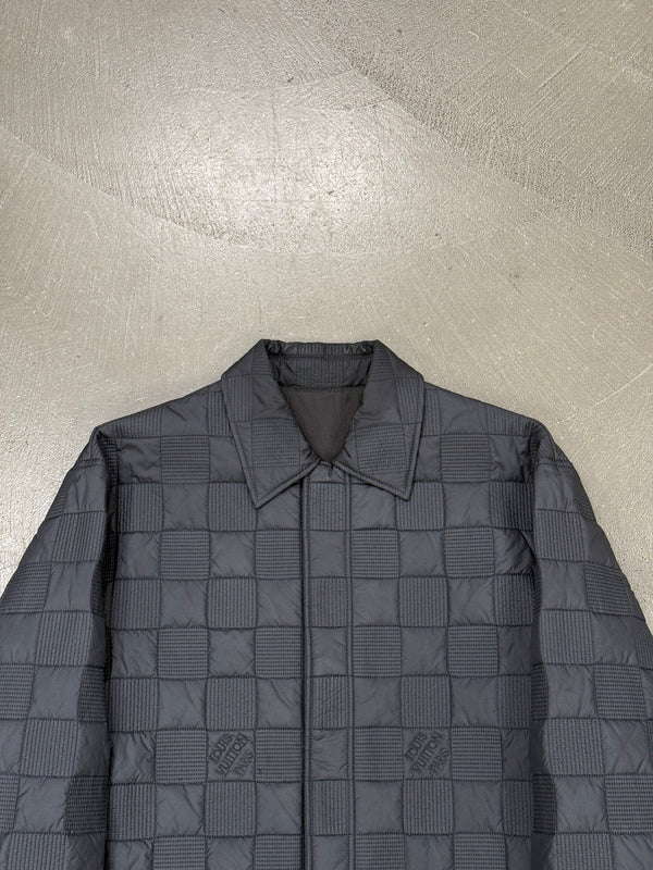 2021 Louis Vuitton quilted damier padded jacket