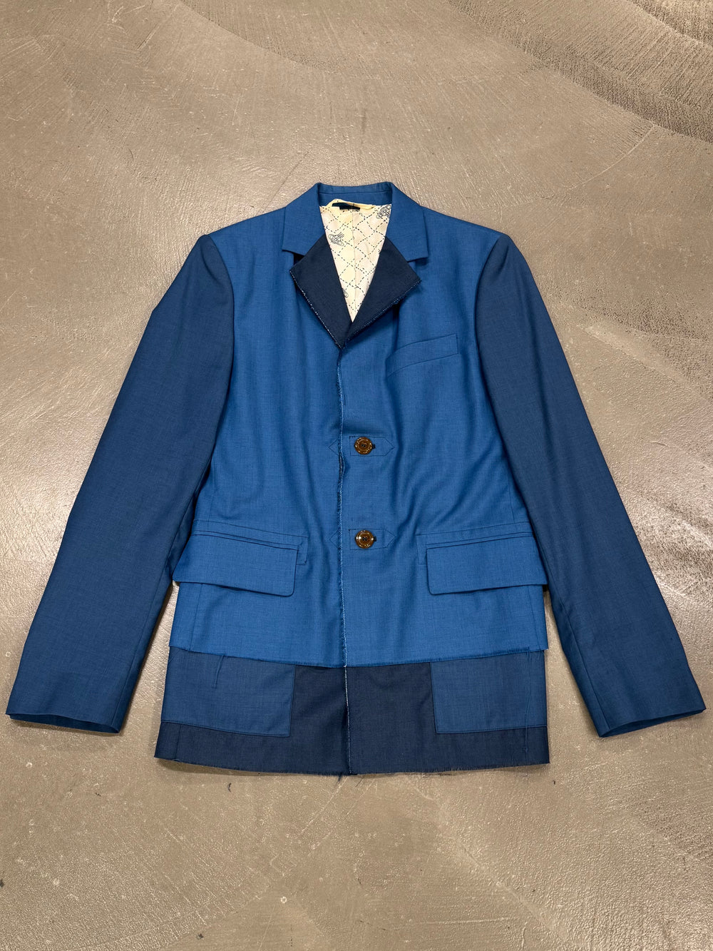 Vivienne Westwood colorblock nylon blazer jacket