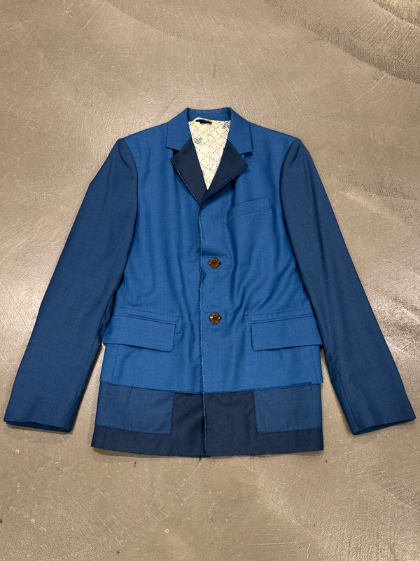 Vivienne Westwood colorblock nylon blazer jacket