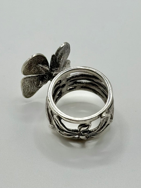 2000s Jean Paul Gaultier vintage butterfly ring