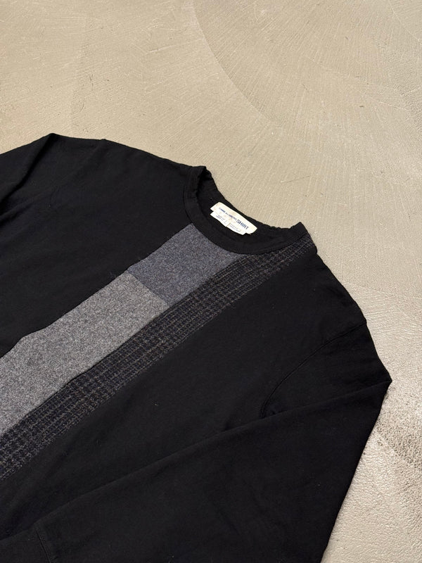 2000s Comme des Garçons panel color-block sweater