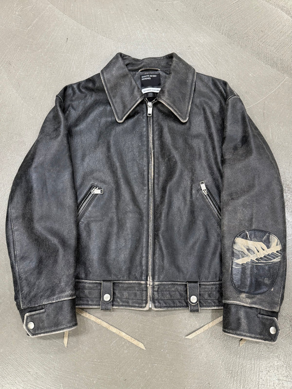 A/W2024 Enfants Riches Déprimés distressed pianist aviator jacket