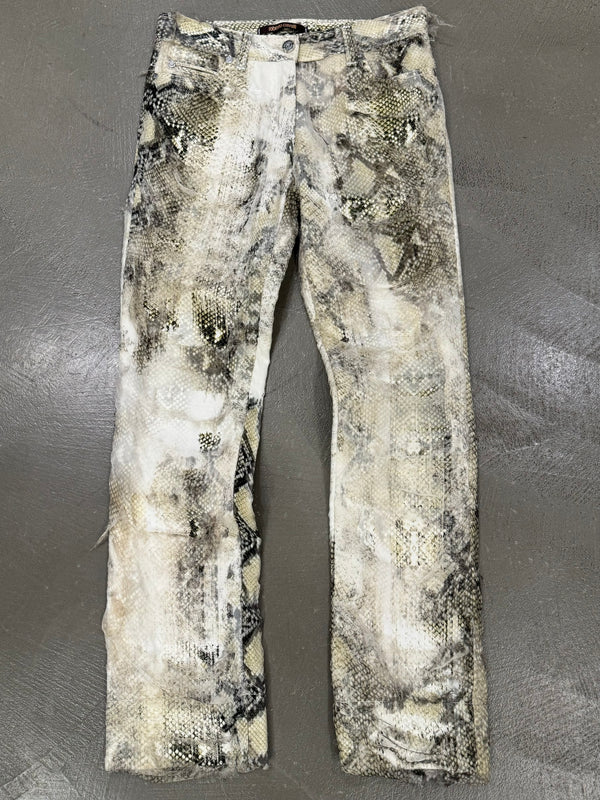 2001 Roberto Cavalli snake skin pants