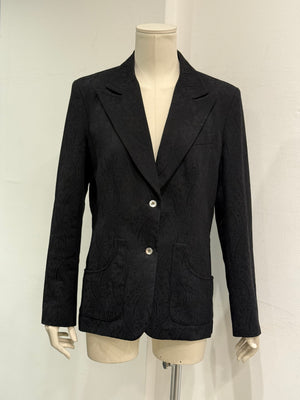 2000s Dolce & Gabbana button cuff slim blazer