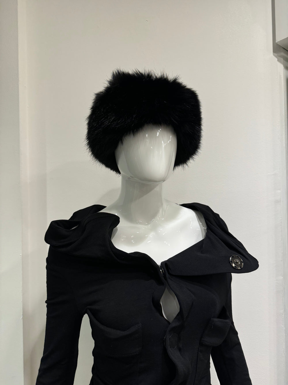 2000s Prada mink fur hat